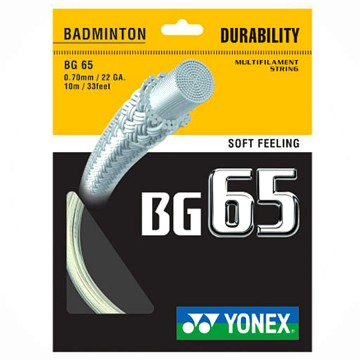【YONEX】BG65優越的耐用羽拍線(0.70mm)