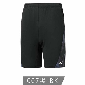 【YONEX】12190TR-007黑 男款羽球短褲