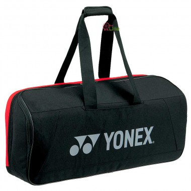 【YONEX】BA82231WEX黑紅 側背後背夾層矩形包