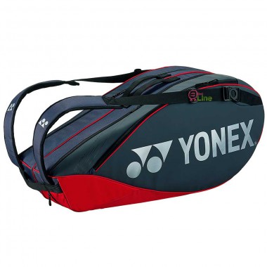 【YONEX】BA92326EX珍珠灰 6支裝雙肩羽拍包