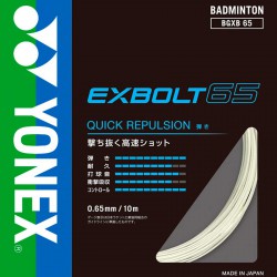 【YONEX】EXBOLT65 高反彈出球快好控球(0.65mm)