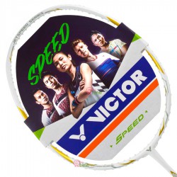 【VICTOR】極速JS-T1-A珍珠瓷白 台灣專屬4U輕量好上手羽球拍