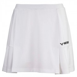 【VICTOR】K-3861A白 高彈性梭織運動短裙(零碼)