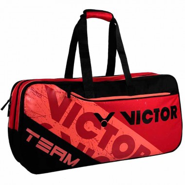 【VICTOR】BR6615DC醬紅/黑 6支裝矩形側背包
