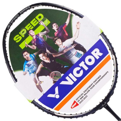 【VICTOR】極速JS-T1PRO-C黑 揮拍流暢操控佳羽球拍