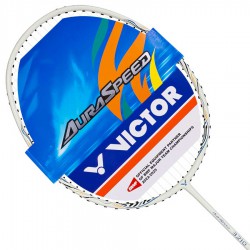 【VICTOR】神速ARS-3210S亮白銀 輕量碳纖維4U穿線拍