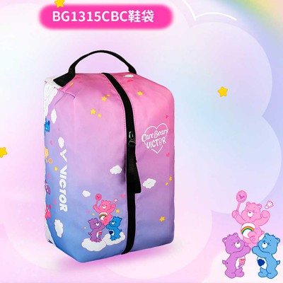【VICTOR】BG1315CBC粉藍紅 Care Bears聯名系列鞋袋