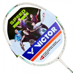 【VICTOR】極速JS-T1R白粉綠 4U輕量好上手懸浮握把羽球拍