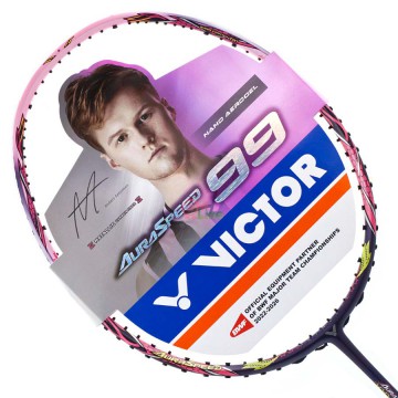 【VICTOR】神速AURASPEED 99 安東森專屬系列木握把羽球拍