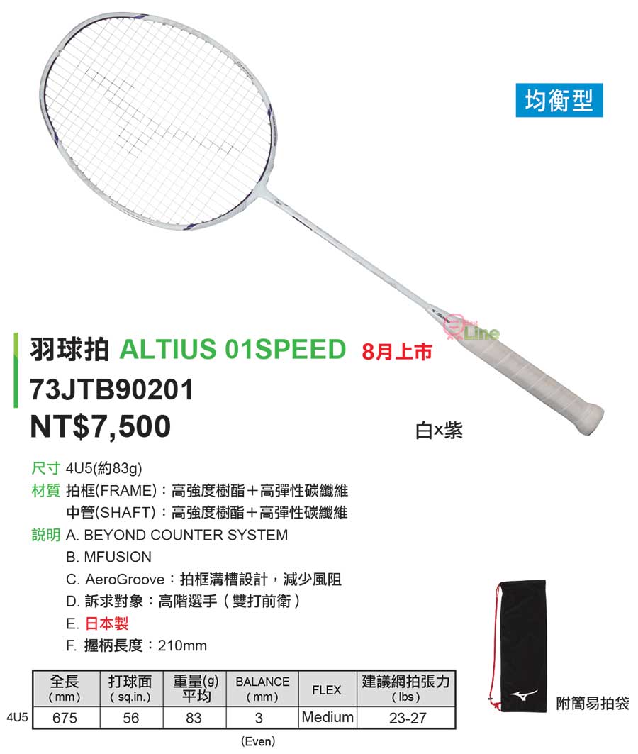 altius 01 speed